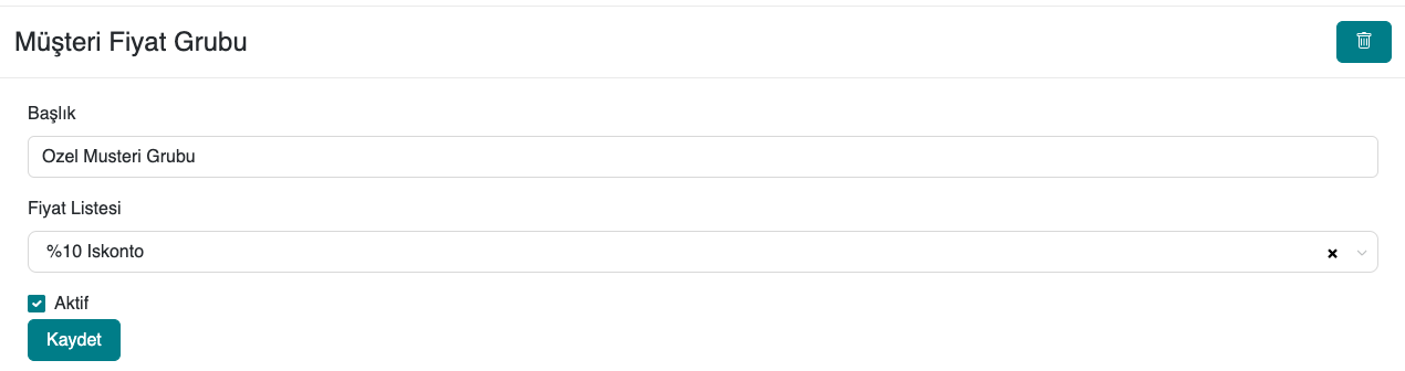 Company Group Screen